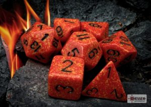 Dés Chessex 25303 : Speckled Fire