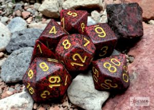 Dés Chessex 25323 : Speckled Mercury
