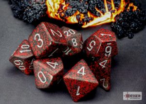 Dés Chessex 25344 : Speckled Silver Volcano