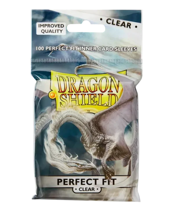 Dragon Shield 100 Perfect Fit Sleeves - Clear