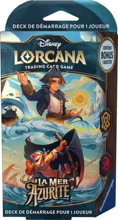 Deck de démarrage Jim Hawkins et Tigrou La Mer Azurite - Disney Lorcana FR