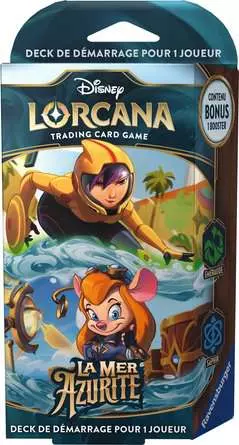 Deck de démarrage Go Go Tamago et Gadget La Mer Azurite - Disney Lorcana FR