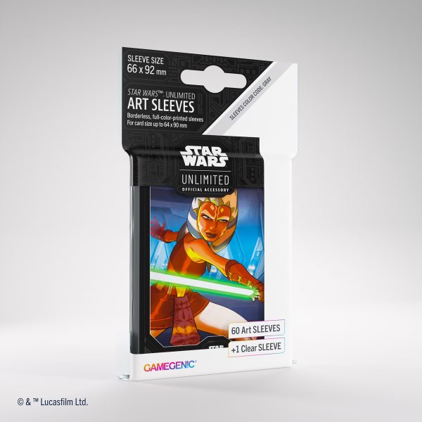 Gamegenic 60 Art Sleeves - Star Wars Unlimited Ashoka