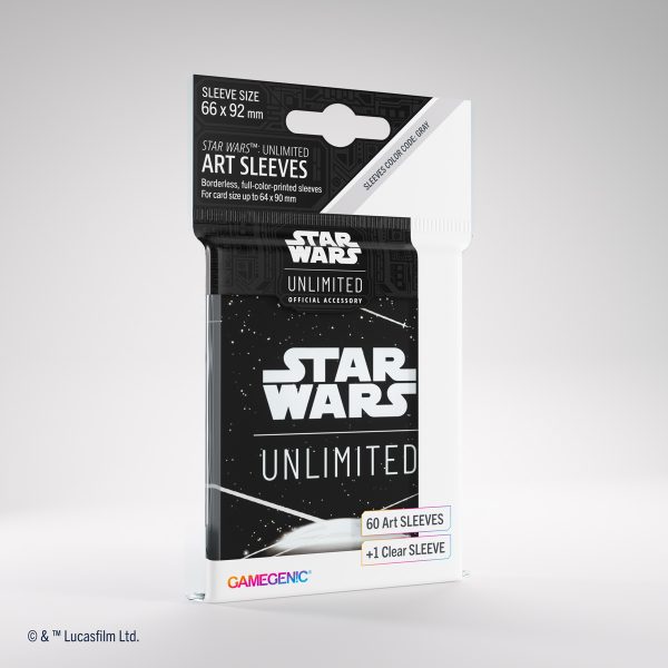 Gamegenic 60 Art Sleeves - Star Wars Unlimited Black