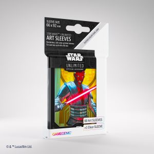Gamegenic 60 Art Sleeves - Star Wars Unlimited Darth Maul