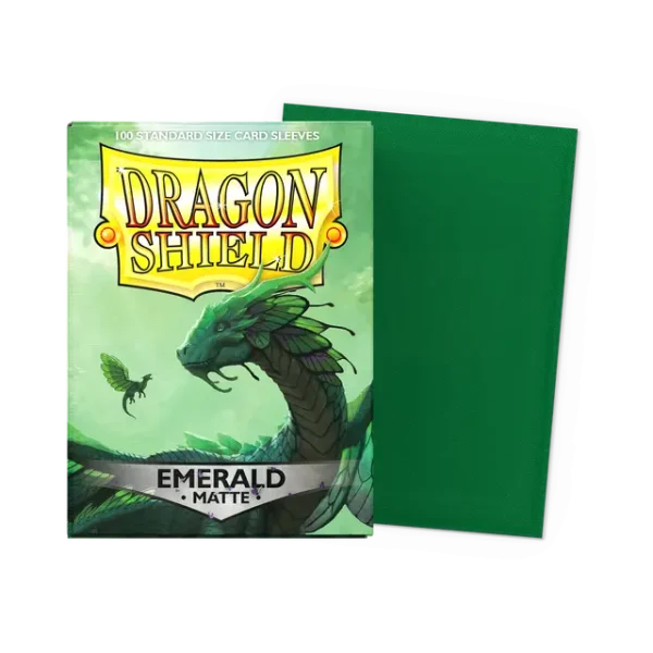 Dragon Shield 100 Sleeves - Emerald Matte
