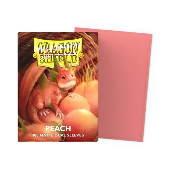 Dragon Shield 100 Sleeves - Peach Matte Dual