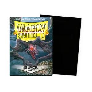 Dragon Shield 100 Sleeves - Black Matte