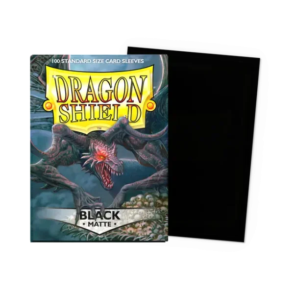 Dragon Shield 100 Sleeves - Black Matte