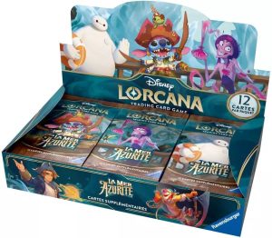 Display - Boite de 24 boosters La Mer Azurite - Disney Lorcana FR