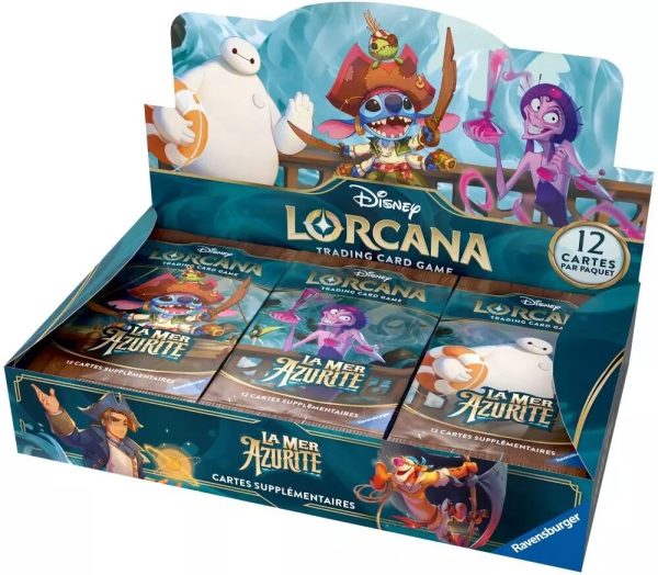 Display - Boite de 24 boosters La Mer Azurite - Disney Lorcana FR