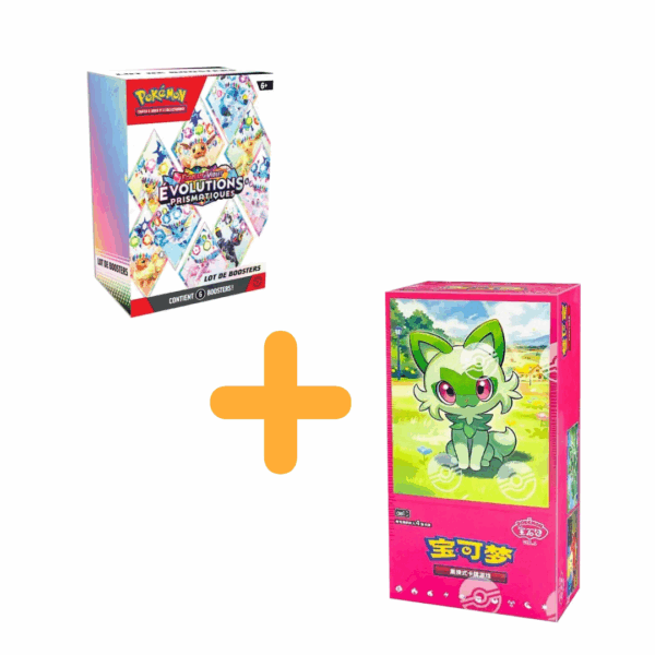 Pack Pokémon - Bundle EV8.5 + Display Gem Pack Chinois