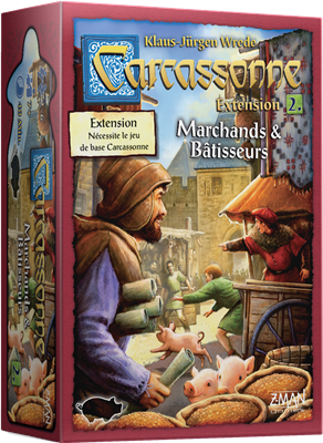 Carcassonne : Marchands & Bâtisseurs (Extension 2)