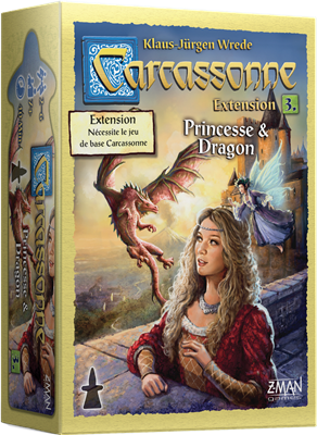 Carcassonne : Princesse & Dragon (Extension 3)