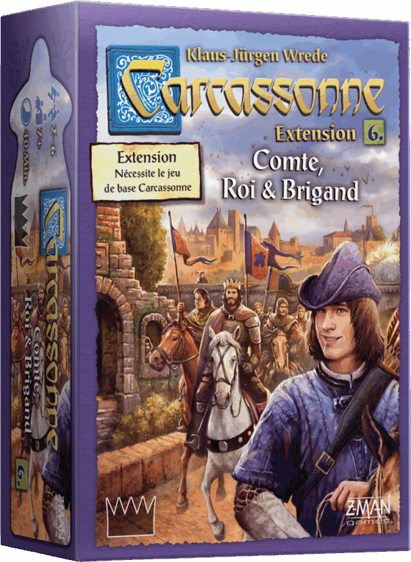 Carcassonne : Comte, Roi & Brigand (Extension 6)