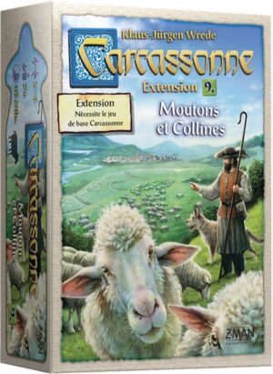Carcassonne : Moutons et Collines (Extension 9)