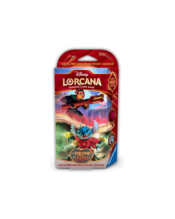 Deck de Démarrage Mulan et Stitch- Le règne de Jafar - Disney Lorcana FR