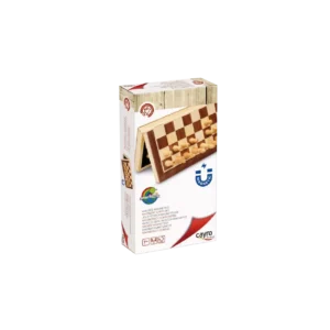 Échecs Magnétiques En Bois Marqueterie (30X30Cm)