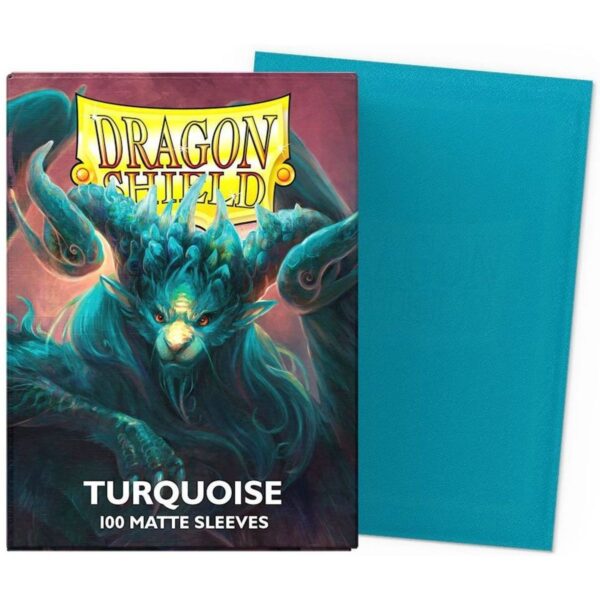 Dragon Shield 100 Sleeves - Turquoise Matte