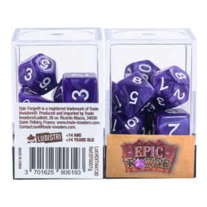 Dés - Epic Forge EF0007g : Violet nacré