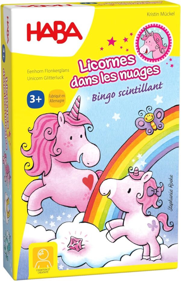 Licorne Dans Les Nuages : Bingo Scintillant